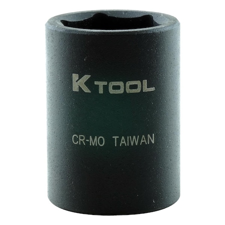 K-Tool International 1/2" Drive Impact Socket black oxide, Stndrd 6 Pnt 1/2"Dr, 13/16 KTI-33126